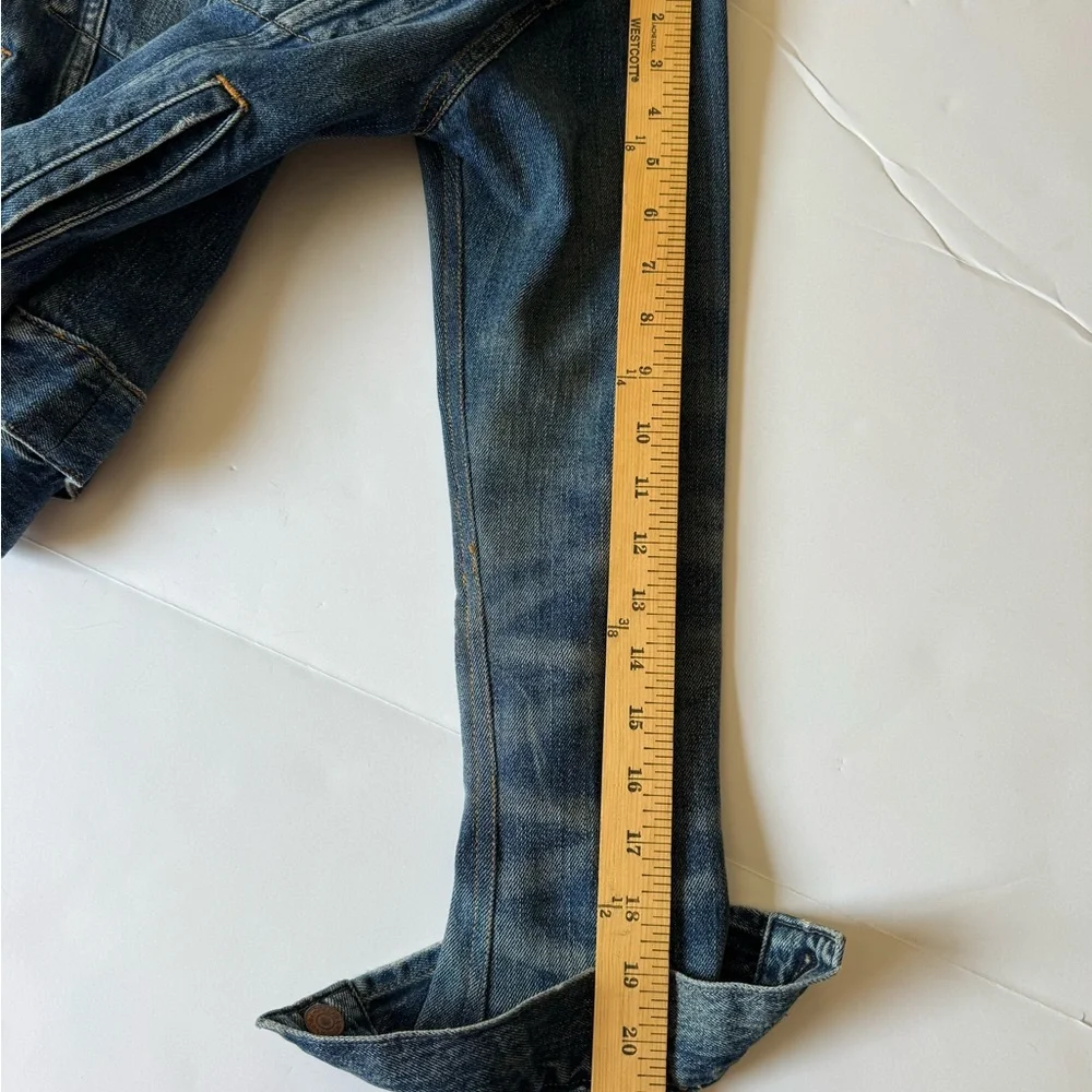 Ralph Lauren Polo Distressed Blue Denim Jacket - Picture 13 of 16